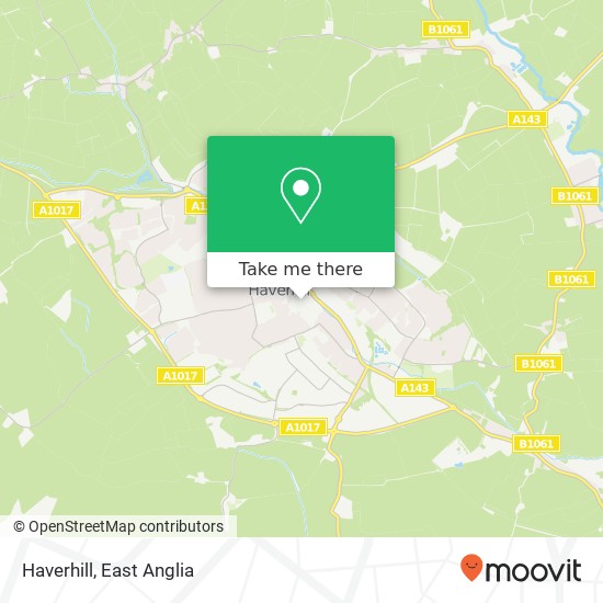 Haverhill map