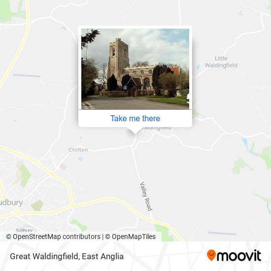 Great Waldingfield map