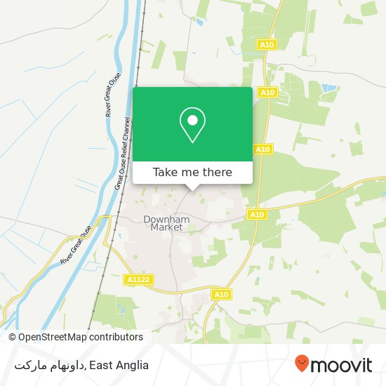 داونهام مارکت map