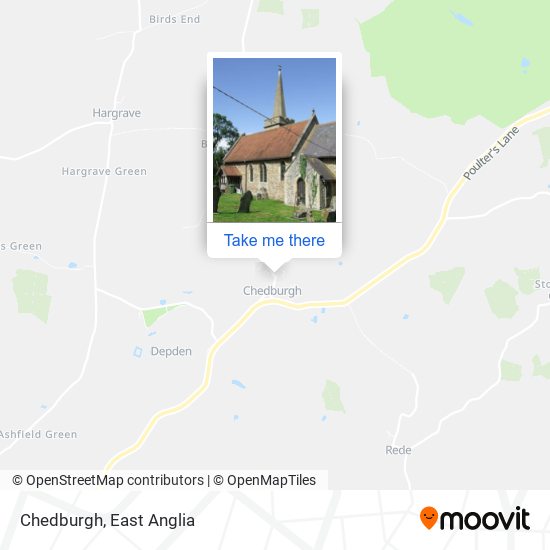 Chedburgh map