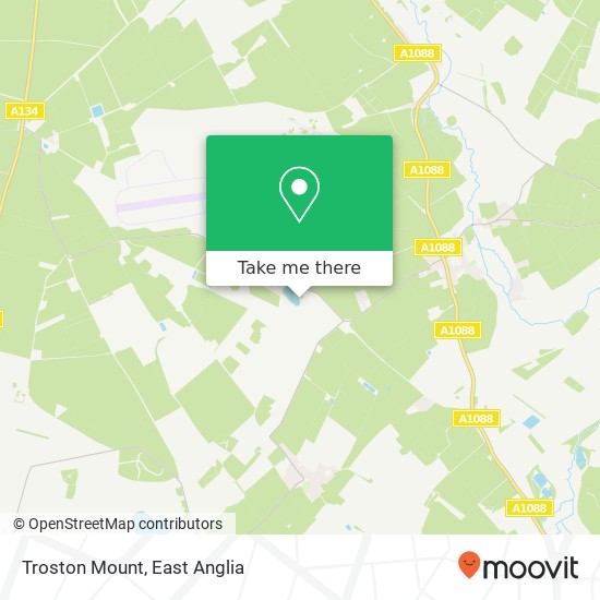 Troston Mount map