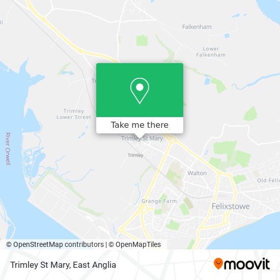 Trimley St Mary map