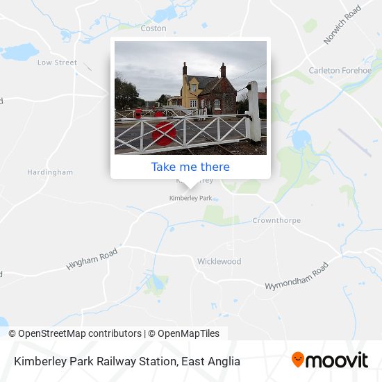 Kimberley Park Railway Station map