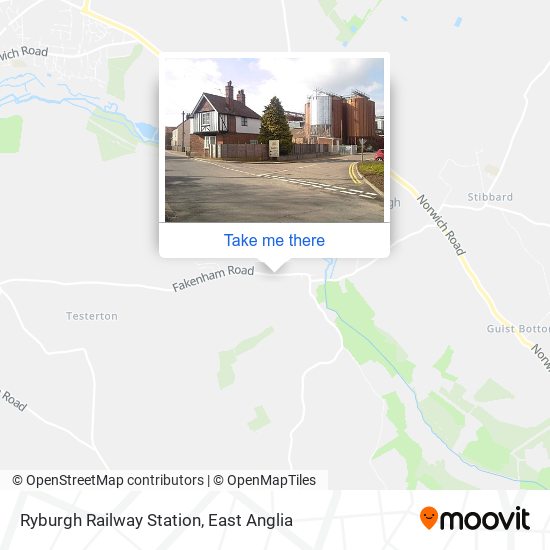 Ryburgh Railway Station map