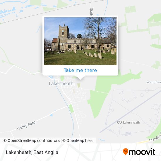 Lakenheath map