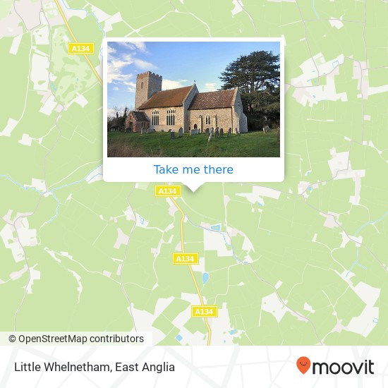 Little Whelnetham map
