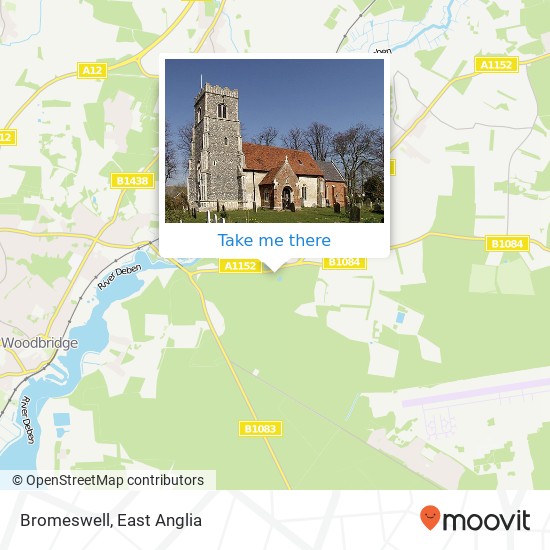 Bromeswell map