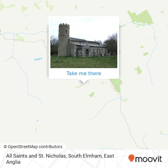 All Saints and St. Nicholas, South Elmham map
