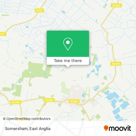Somersham map
