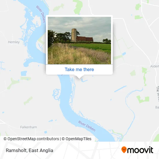 Ramsholt map