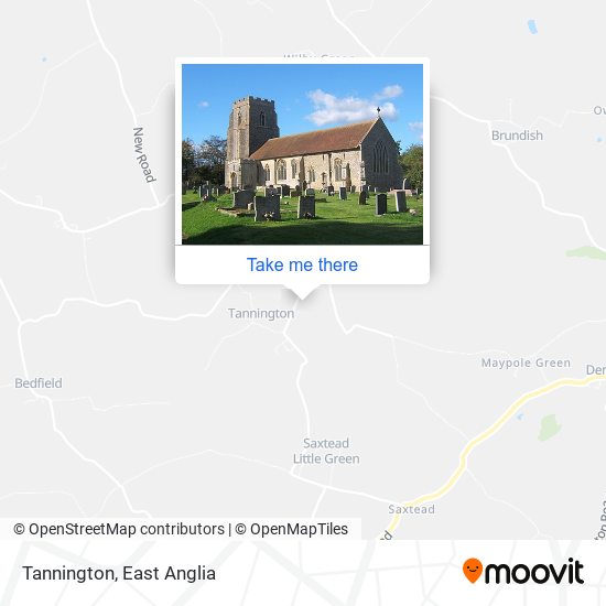 Tannington map