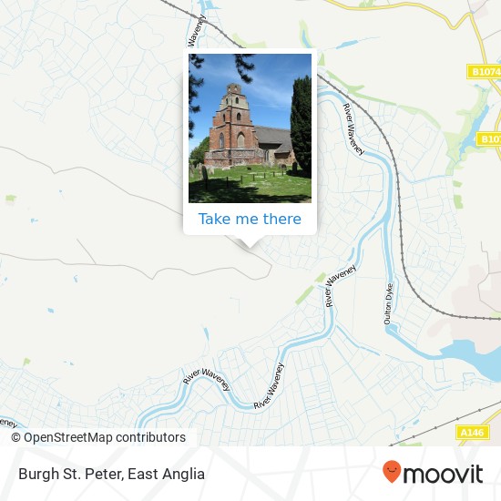 Burgh St. Peter map