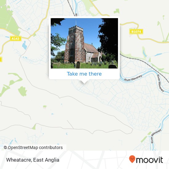 Wheatacre map