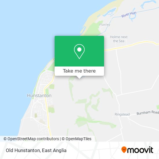 Old Hunstanton map