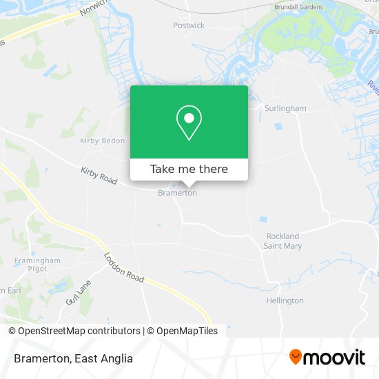 Bramerton map