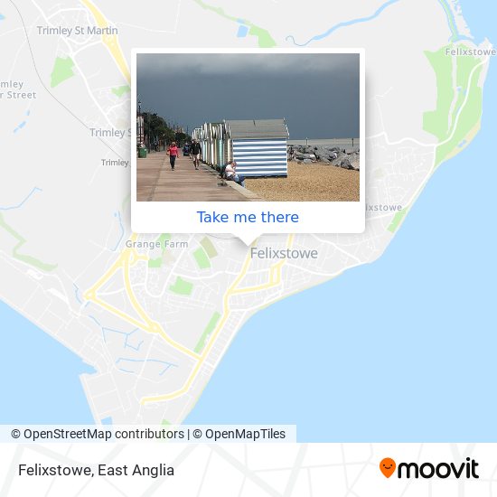 Felixstowe map