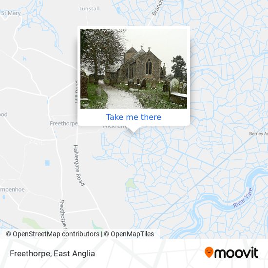 Freethorpe map