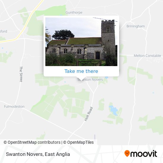 Swanton Novers map