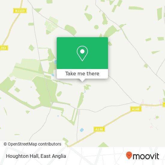 Houghton Hall map