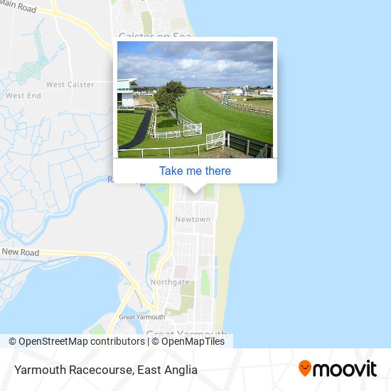 Yarmouth Racecourse map