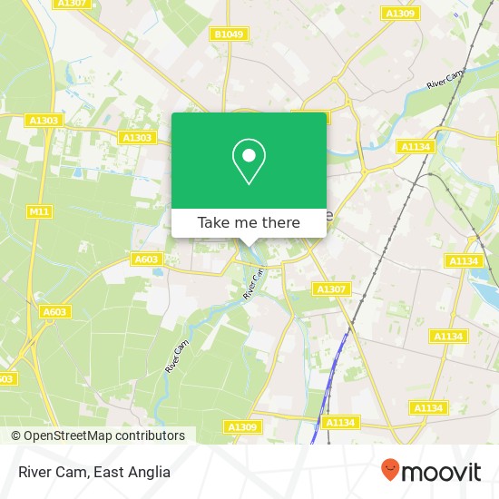 River Cam map