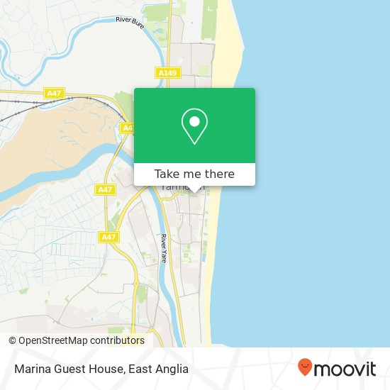 Marina Guest House map