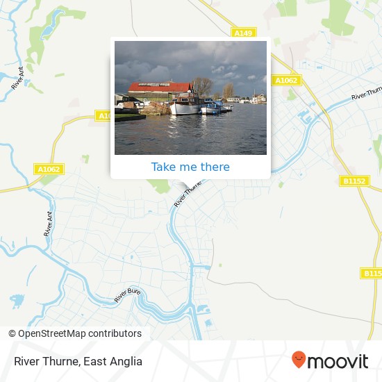 River Thurne map