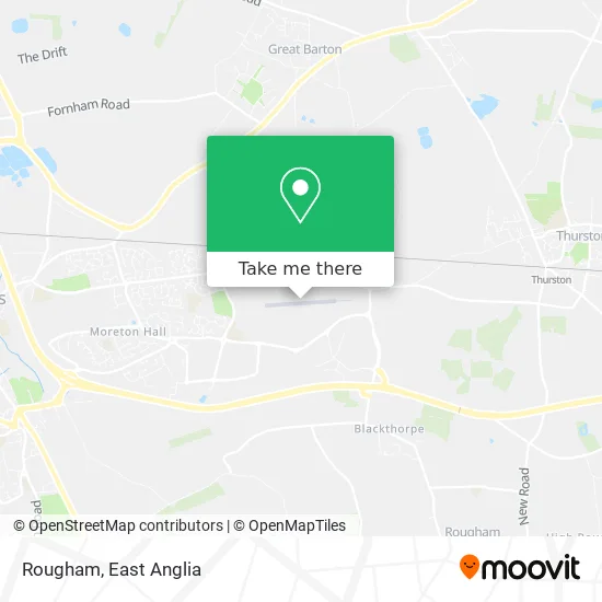 Rougham map