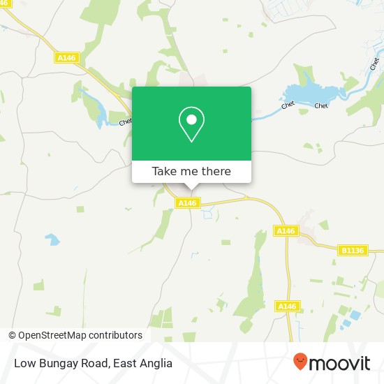 Low Bungay Road, Loddon Norwich map