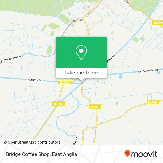 Bridge Coffee Shop, A1101 Threeholes Wisbech PE14 9 map