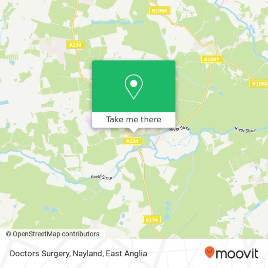 Doctors Surgery, Nayland map