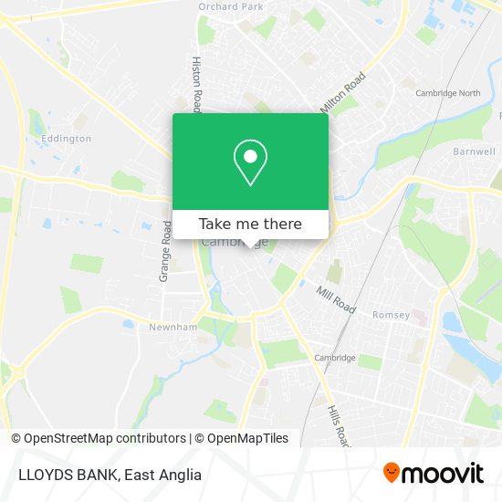 LLOYDS BANK map