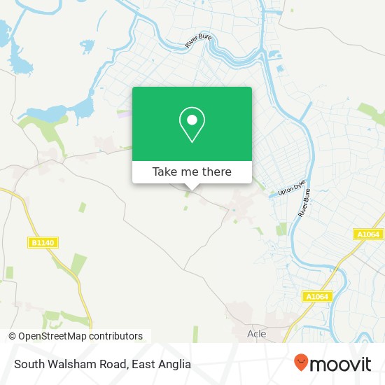 South Walsham Road, Upton Norwich map