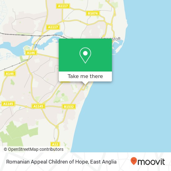 Romanian Appeal Children of Hope map