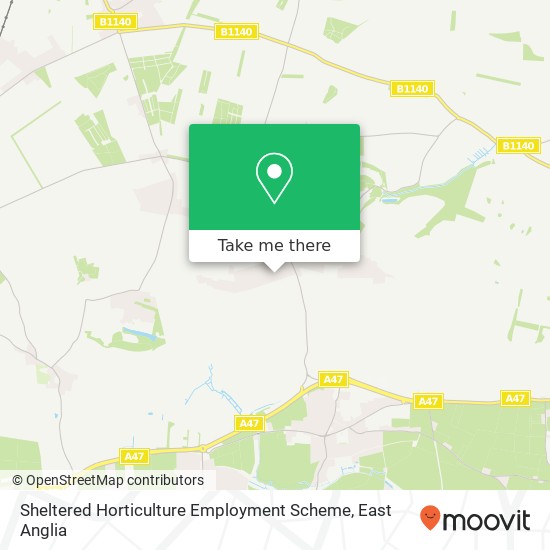 Sheltered Horticulture Employment Scheme map