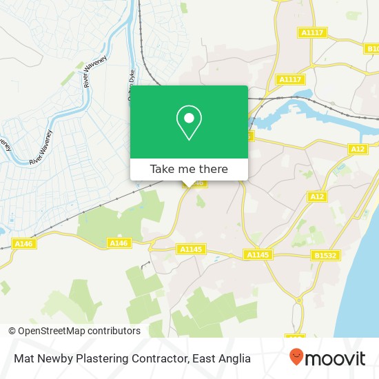 Mat Newby Plastering Contractor map