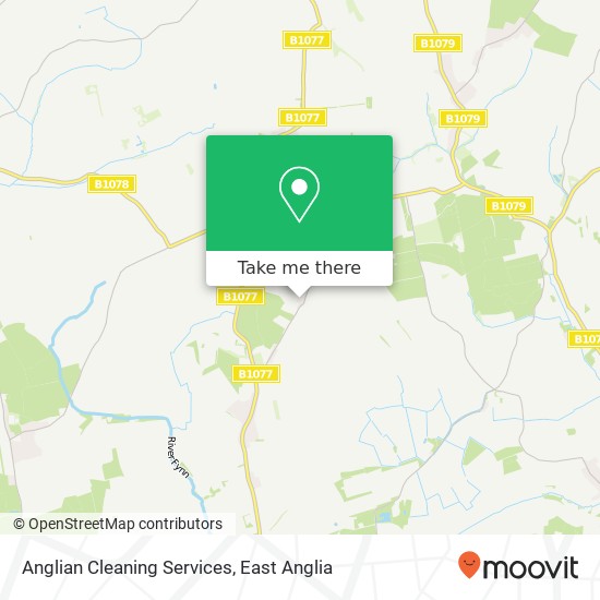 Anglian Cleaning Services map