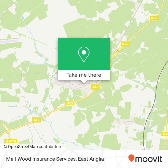 Mall-Wood Insurance Services map