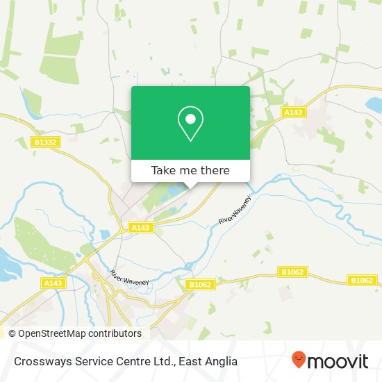 Crossways Service Centre Ltd. map