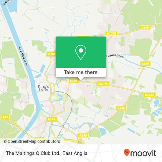 The Maltings Q Club Ltd. map