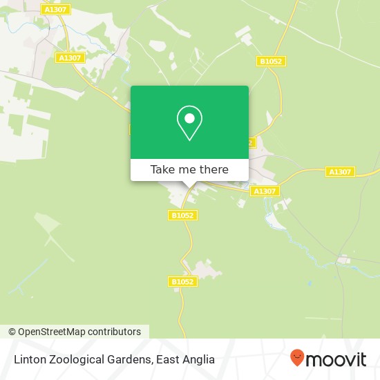 Linton Zoological Gardens map