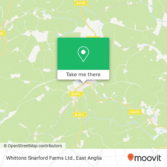 Whittons Snarford Farms Ltd. map
