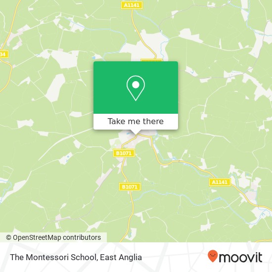 The Montessori School map