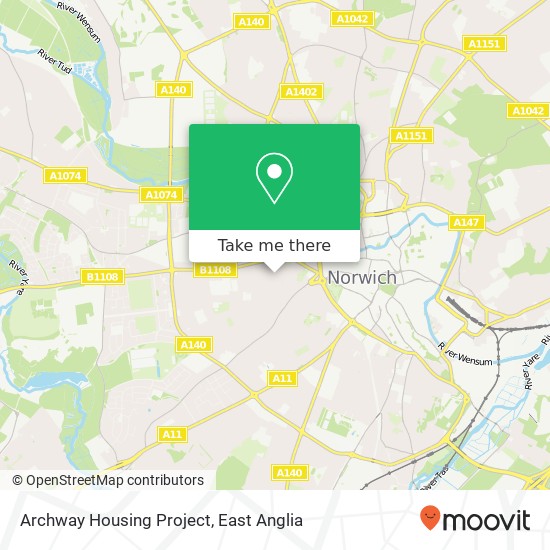 Archway Housing Project map