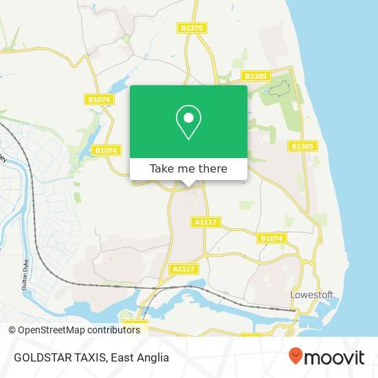 GOLDSTAR TAXIS map