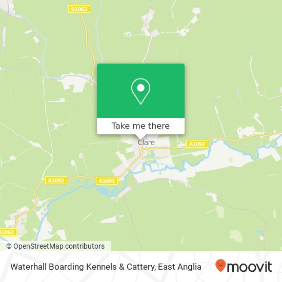 Waterhall Boarding Kennels & Cattery map