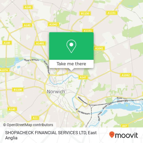 SHOPACHECK FINANCIAL SERVICES LTD map