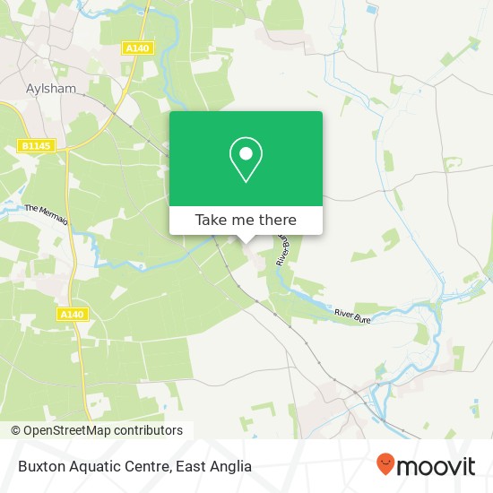 Buxton Aquatic Centre map