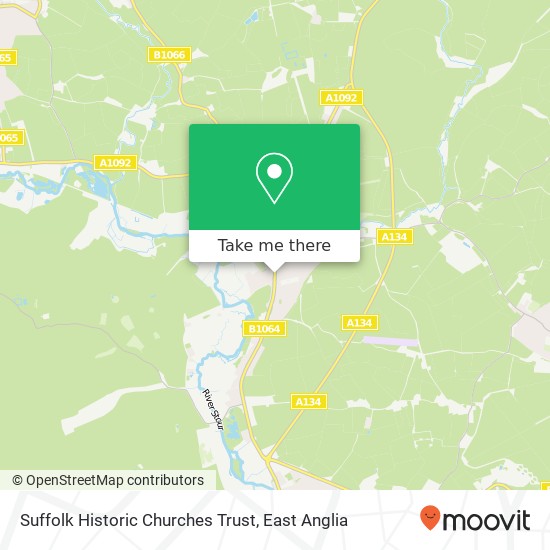 Suffolk Historic Churches Trust map