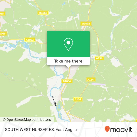 SOUTH WEST NURSERIES map